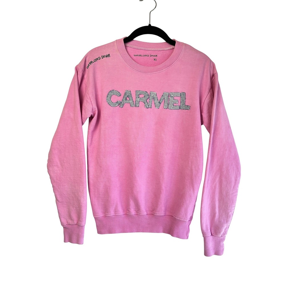 Unemployed Denim Customized Hometown Sweatshirt Carmel by the Sea Pink Crewneck